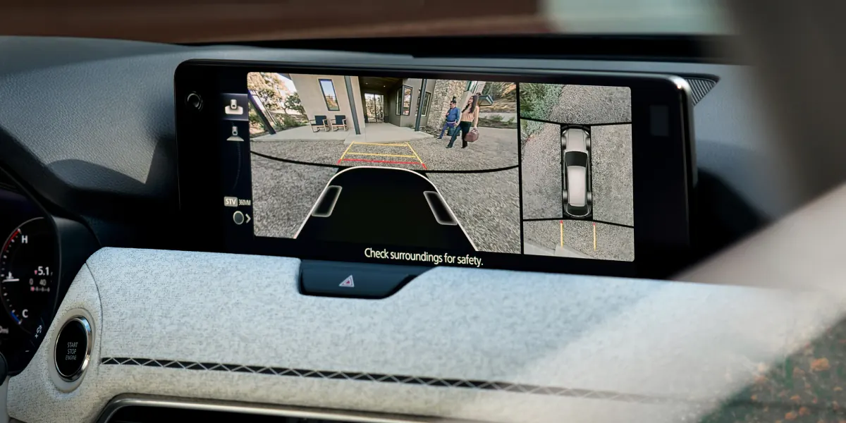 2027 Mazda CX-90 360° View Monitor on the center display | Baglier Mazda in Butler PA