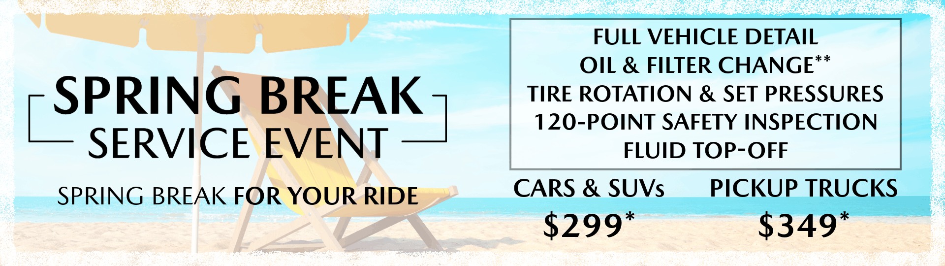 Spring Service Specail at Baglier Mazda in Butler Pa