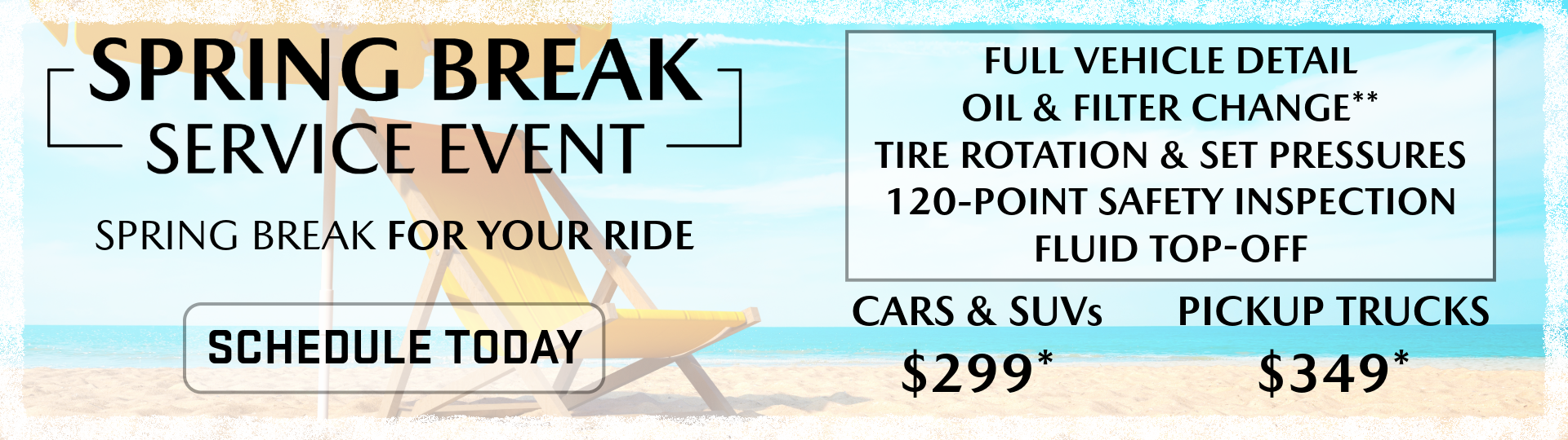 Spring Service Specail at Baglier Mazda in Butler Pa