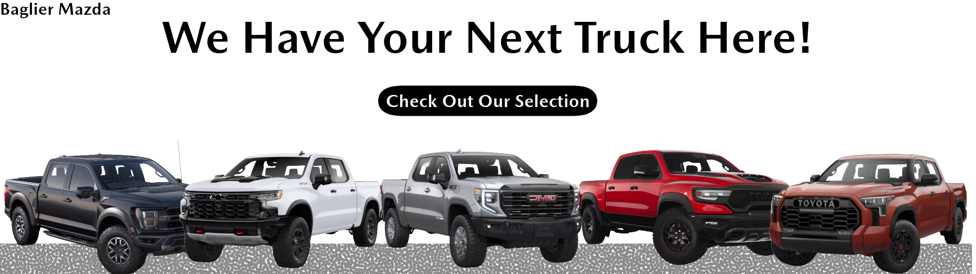 Used truck selection