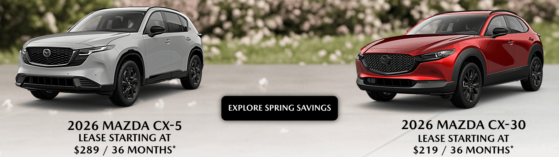 2026 Mazda CX5 CX30 Lease Deals