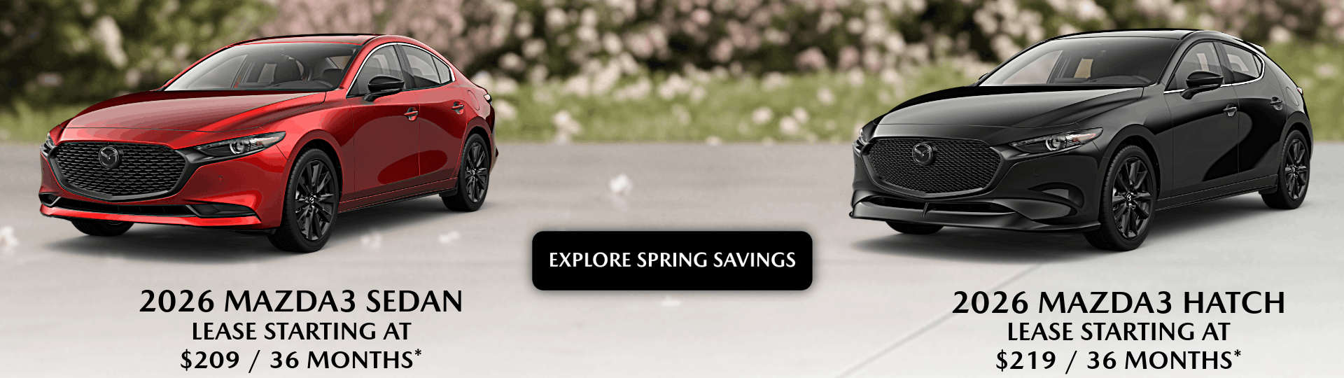 2026 Mazda3 Sedan and Hatch Lease Deals