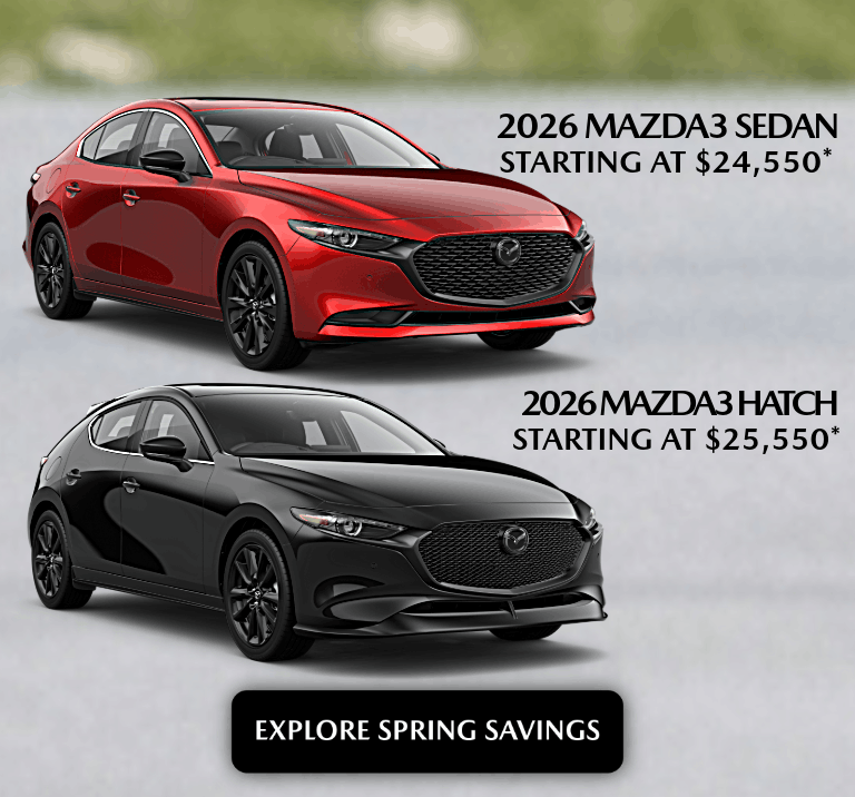 2026 Mazda3 Sedan and Hatch Spring Deals