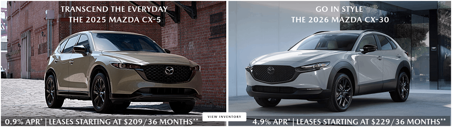 NEW MAZDA CX5 AND MAZDA CX30 FOR SALE IN BUTLER PA